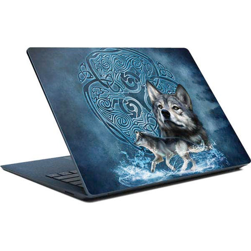 Brigid Ashwood Celtic Wolf Surface Laptop Skin